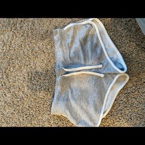 grey sweat shorts